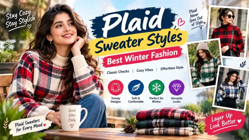 Plaid Sweater Styles Best Winter Fashion