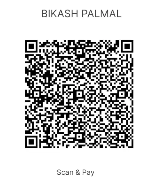 Payment QR code for ₹100