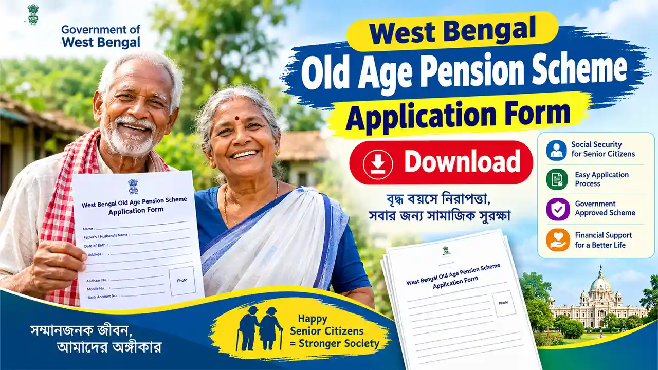 West Bengal Old Age Pension Scheme Application Form Download